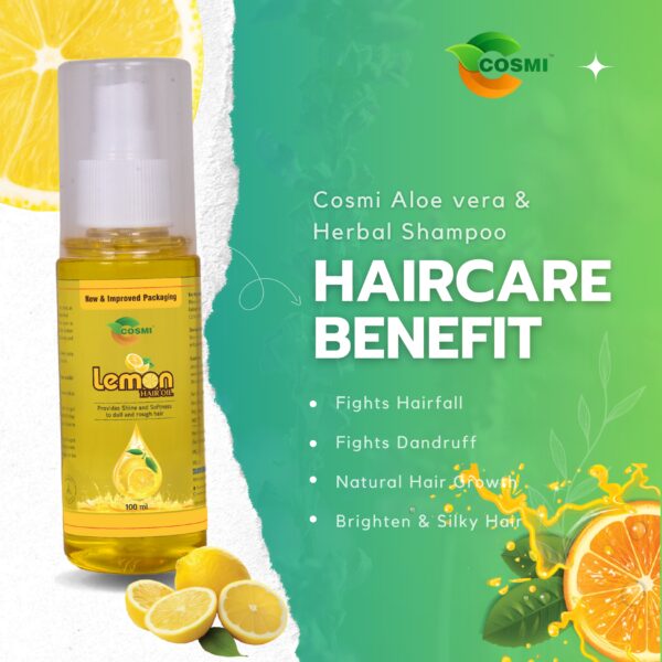 lemon hair oil hair care benefit