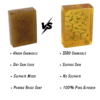 10 COSMI Neem Tulsi Glycerine Soap vs Regular Soap – Zero Chemicals Soothes Skin No Sulphate 100 Percent Pure Glycerin Comparison