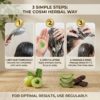 COSMI Aloe Vera Herbal Shampoo How to Use – 3 Simple Steps Wet Apply Lather Massage Rinse for Best Results