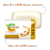 COSMI Milk Almonds Soap Made with 100 Percent Natural Ingredients Zero Chemicals – Pure Natural Moisturising Soap