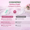 COSMIPRO Sanitary Pads 320mm XXL vs Other Pads Comparison – Superior Absorptivity, Soft Cotton Feel & Extra Long Coverage vs Frequent Leakage & Rough Pads