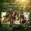 COSMI Aloe Vera Coconut Hair Oil Benefits – Stronger Hair, Deep Nourishment & Frizz Control for Healthy Hair Growth