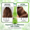 COSMI Aloe Vera Coconut Hair Oil Before and After – Transform Frizzy Hair to Smooth, Strong & Shiny Hair Naturally