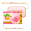 COSMI Fresh Rose Soap Made with 100 Percent Natural Ingredients Zero Chemicals – Pure Natural Soft Skin Rose Soap India