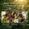 COSMI Aloe Vera Coconut Hair Oil Benefits – Stronger Hair, Deep Nourishment & Frizz Control for Healthy Scalp