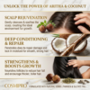 COSMI Aritha Coconut Hair Growth Oil Benefits – Scalp Rejuvenation Deep Conditioning Repair Strengthens Boosts Growth Paraben Sulfate Free