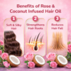 COSMI Gulab Rose Coconut Hair Oil – 3 Key Benefits: Soft Hair, Stronger Roots & Less Hair Fall COSMI Gulab Rose & Coconut Hair Oil Benefits – Soft & Silky Hair, Strengthens Hair Roots & Reduces Hair Fall Naturally