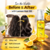 5 COSMI Lemon Hair Oil Before and After – Shiny Hair Soft Smooth Frizz Control Visible Results Transformation India