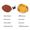 COSMI Honey and Almond Glycerine Soap – Regular Soap vs COSMI Glycerine Soap Comparison Image