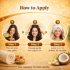 How to Apply COSMI Naturals Chandan Hair Oil – Step 1 Pour Oil Step 2 Massage Gently Scalp Step 3 Leave 30 Minutes – Use Regularly for Best Results