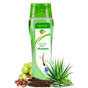 COSMI Aloe Vera Shampoo Fliptop Bottle – Amla Aritha Aloe Vera Shikakai New Pack for Strong Healthy Hair