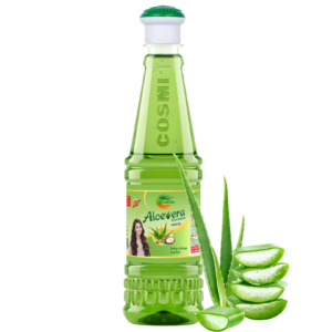 COSMI Aloe Vera Coconut Hair Oil Tower Bottle 600ml – Strong & Damage Free Natural Hair Care