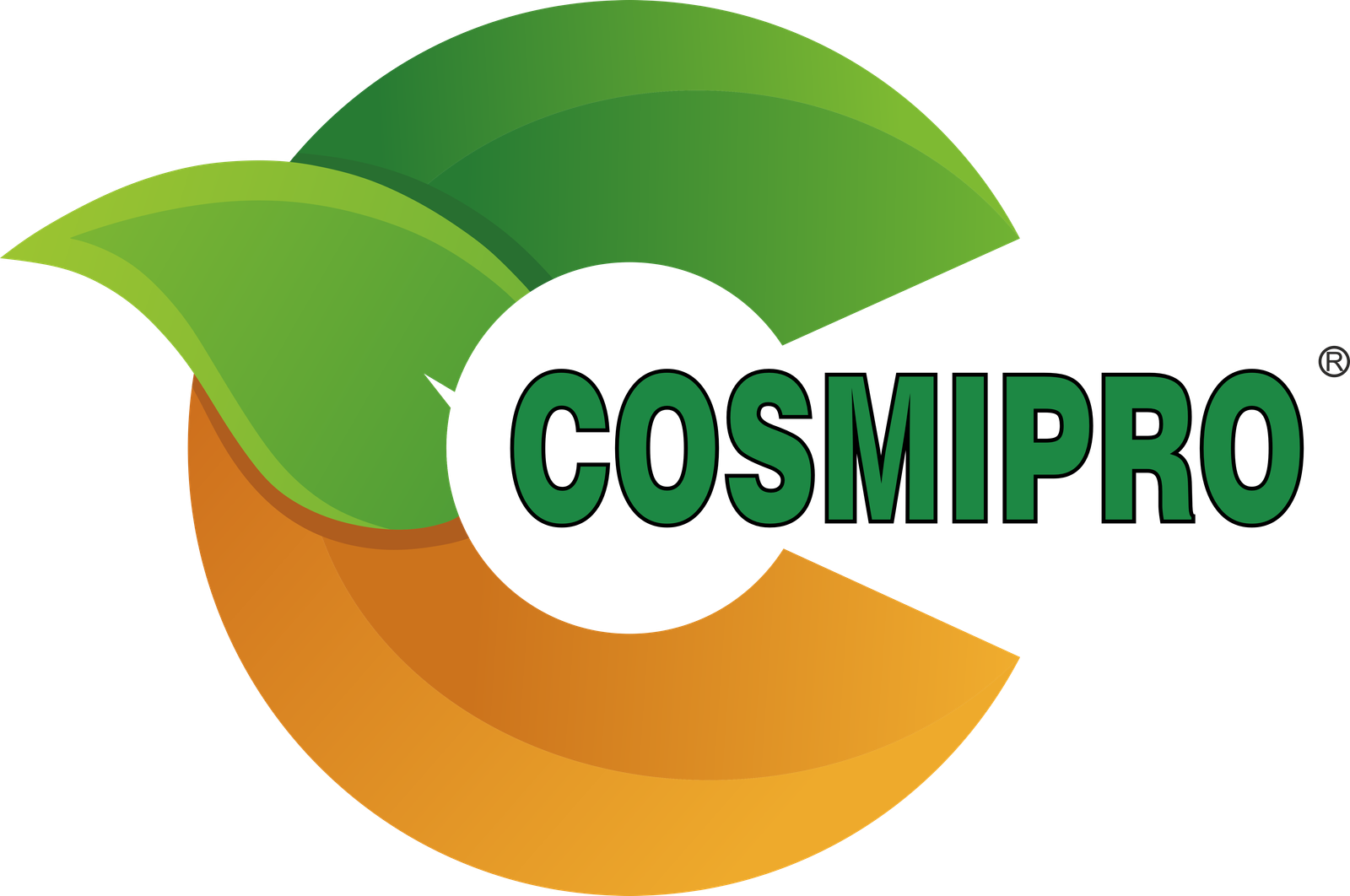 COSMIPRO official registered trademark logo — premium sanitary pad brand by Diamond Industries