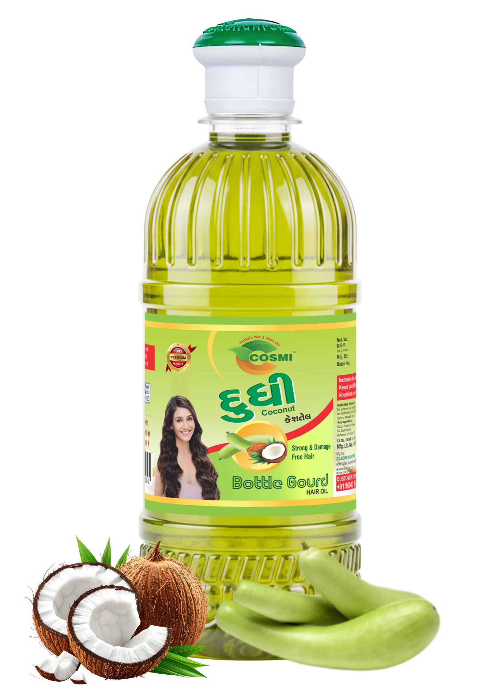 Cosmi Dudhi Coconut Hair Oil 500ml