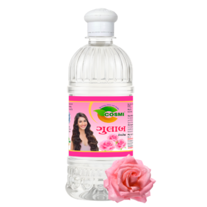 COSMI Gulab Rose Hair Oil 500ml Gujarati Bottle – Natural Rose Infused Hair Oil for Soft, Silky & Nourished Hair