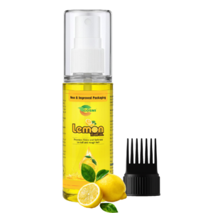 COSMI Lemon Hair Oil – Provides Shine and Softness to Dull Rough Hair Natural Lemon Extract New Improved Packaging India