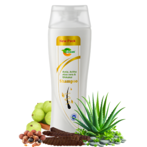 COSMI Milky Way Shampoo New Pack – Natural Herbal Shampoo with Amla Aritha Aloe Vera Shikakai for Silky Hair