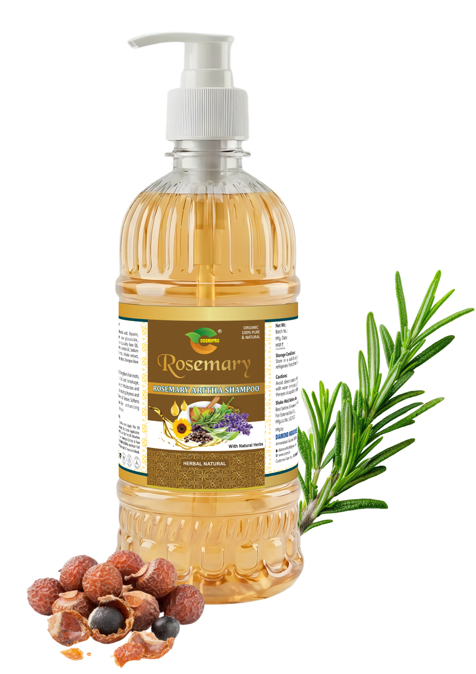 Cosmi Rosemary Aritha Shampoo 500ml