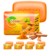 COSMI Sandal and Turmeric Soap Pack of 5 – Moisturising Soft Skin Soap Natural Sandalwood Turmeric Value Pack