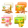 COSMI Naturals Combo Soap Pack – Milk & Almonds, Sandal & Turmeric, Fresh Rose, Fresh Lime