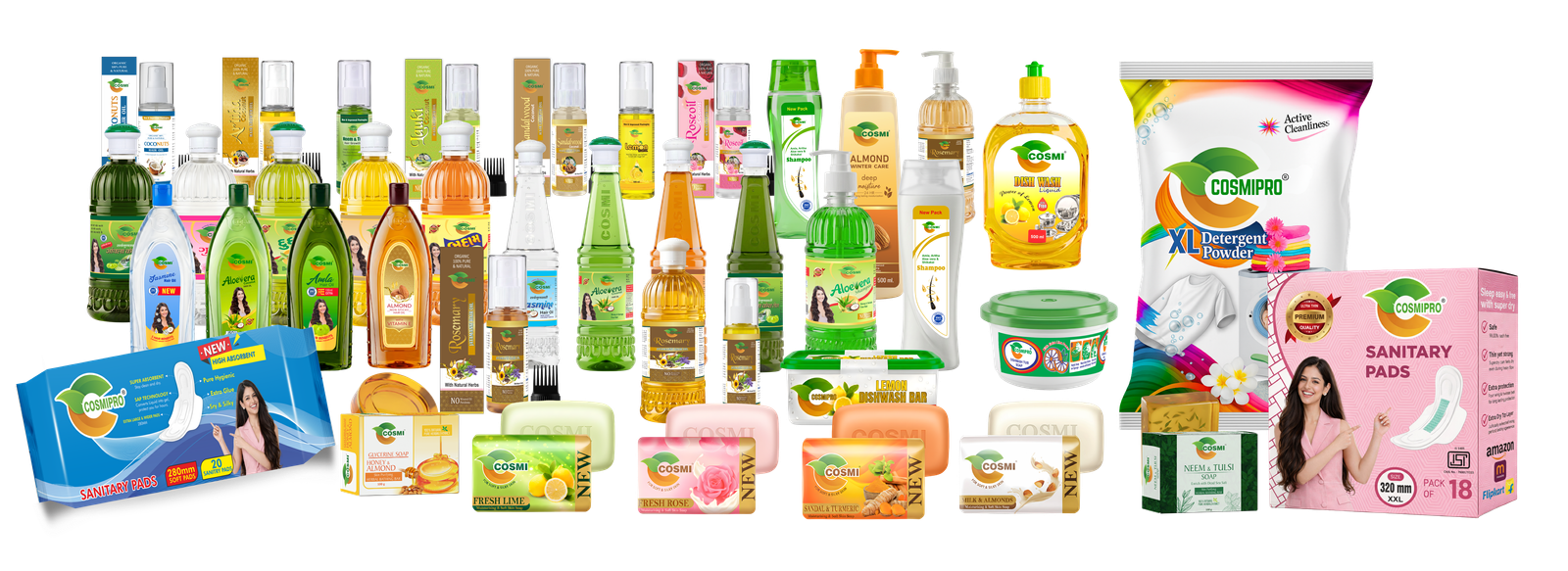 Cosmi Naturals and Cosmipro full product catalogue by Diamond Industries