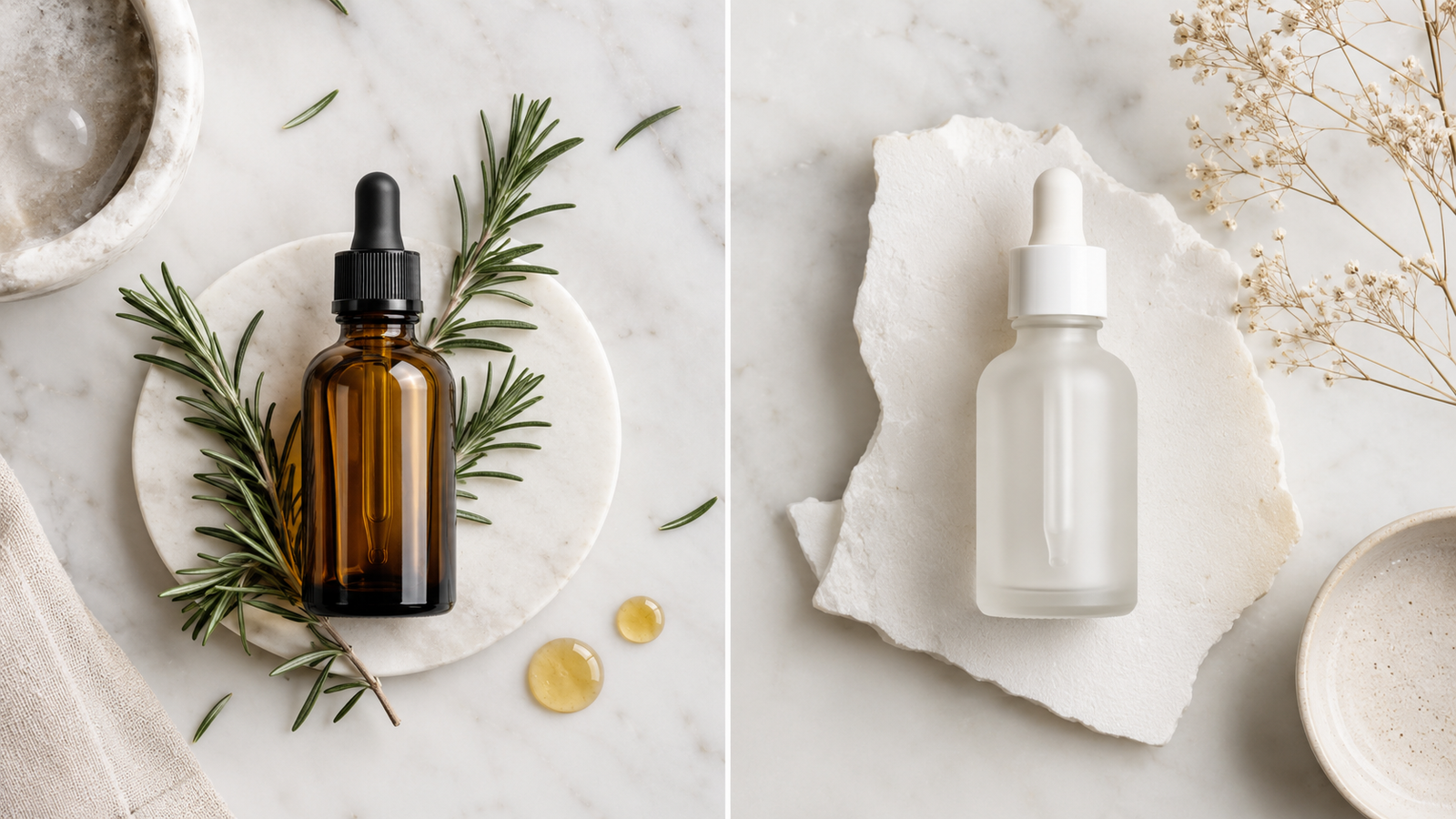 Rosemary oil vs minoxidil side by side for hair regrowth